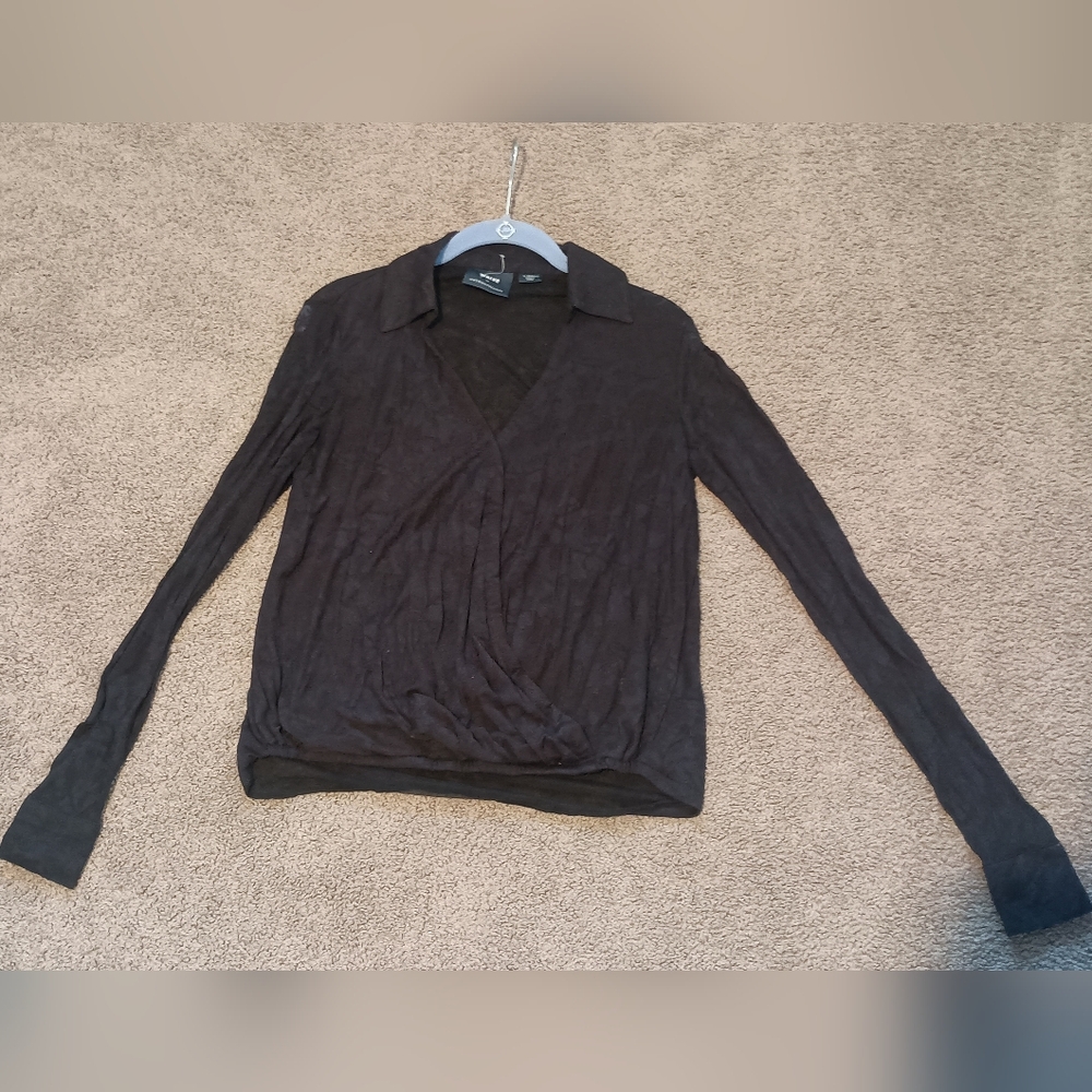 Anthropologie Black Maeve Top